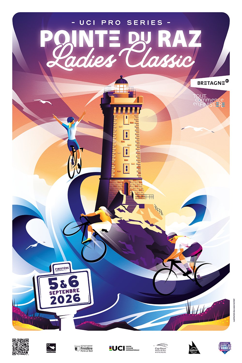 Affiche 2026 de la Pointe du Raz Ladies Classic Affiche 2026 de la Pointe du Raz Ladies Classic