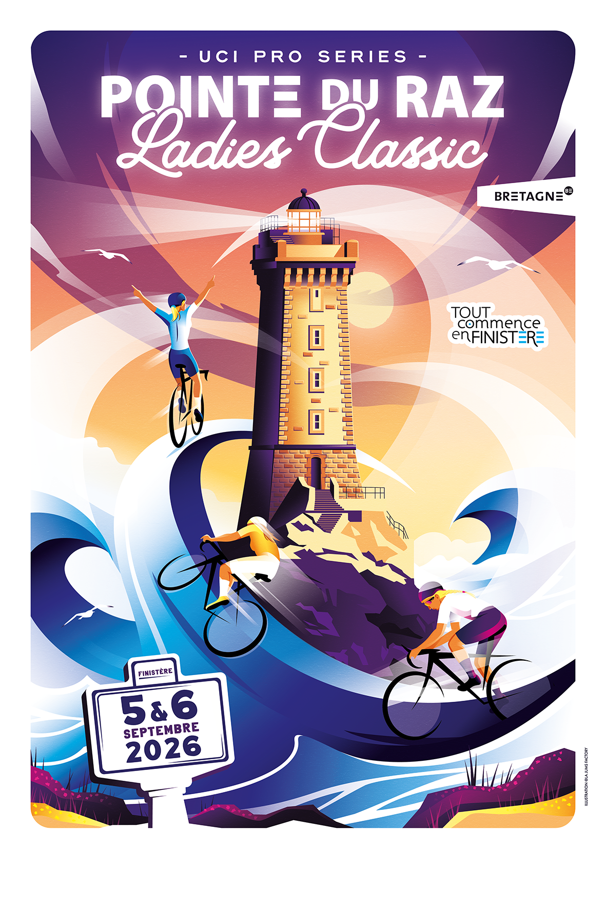 Affiche 2026 de la Pointe du Raz Ladies Classic