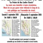 Fermeture des routes course UCI samedi et dimanche septembre 2026