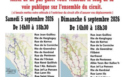 Road closures: UCI Pointe du Raz Ladies Classic race, preparing for your visit