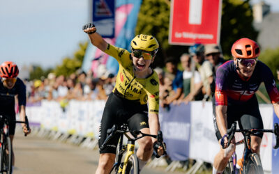 Sarah Van Dam décroche sa première victoire professionnelle lors de la Finistère Ladies Classic au sprint.