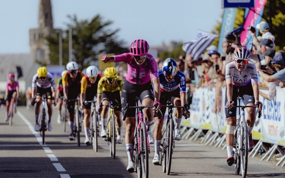 Victoire de Nina Berton -luxembourg arrivée premiere a la pointe du raz ladies classic 2026